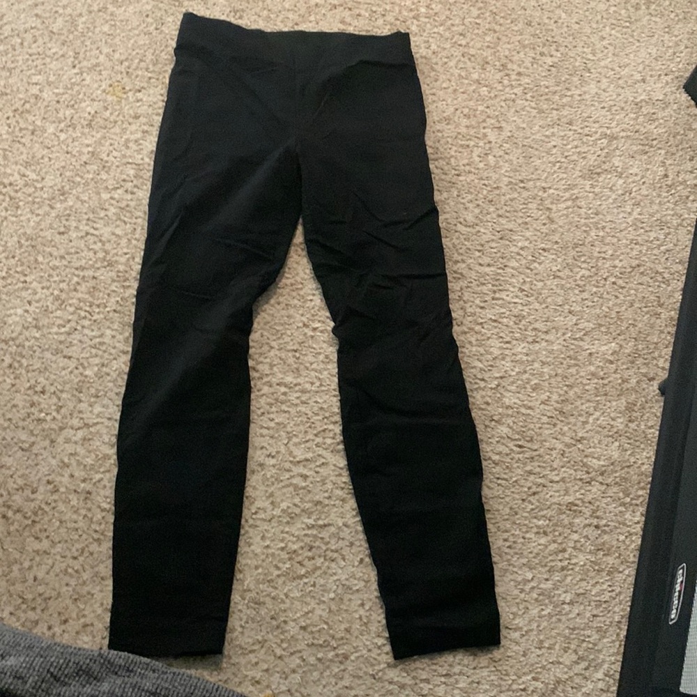 Candies Audrey Pull on Straight Leg Pants, Black, size medium